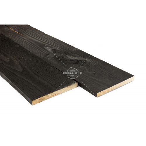 Wereldrecord Guinness Book heks Haalbaar Douglas plank 22x200mm zwart - Douglas-Hout.nl